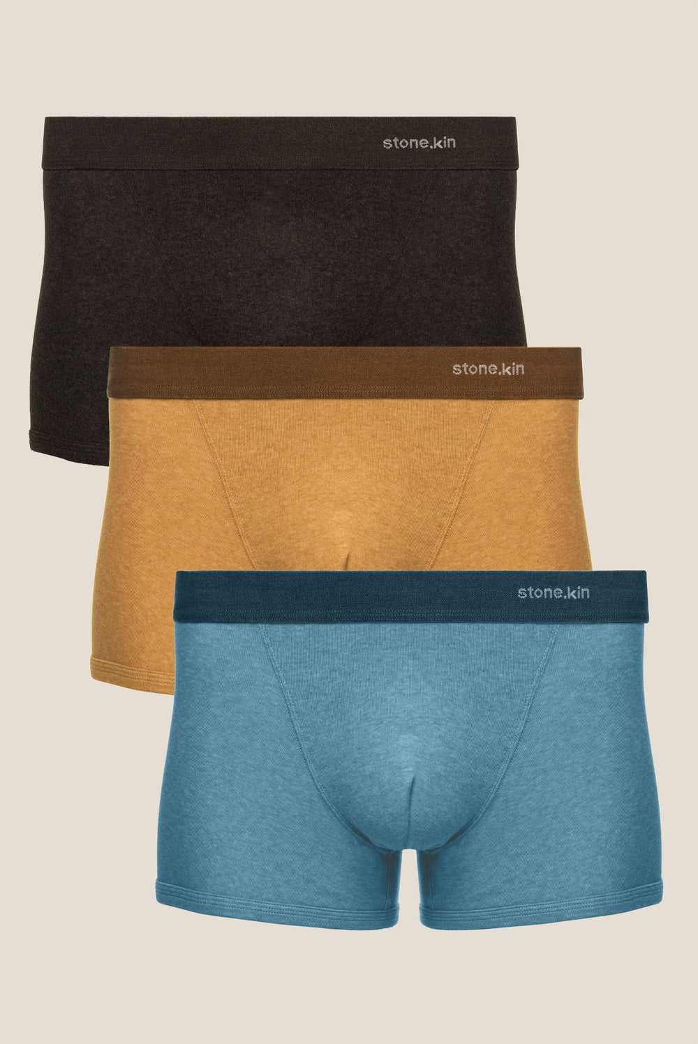Boxer Brief 3 Pack / Tar, Camel & Lake