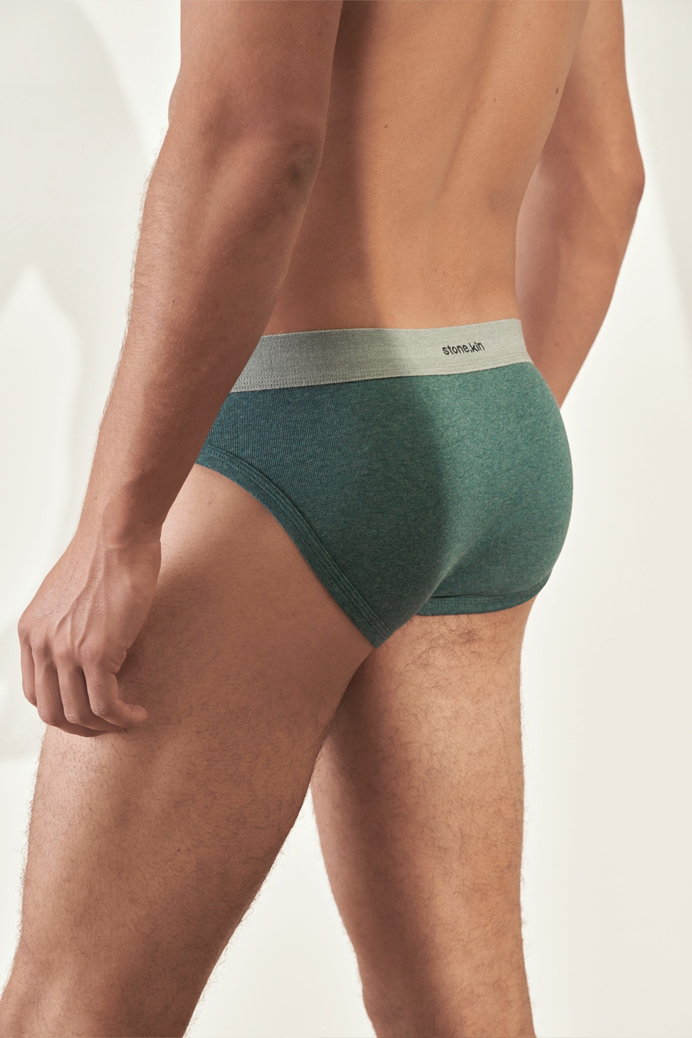 Men's Brief 3 Pack / Brown, Teal & Lake