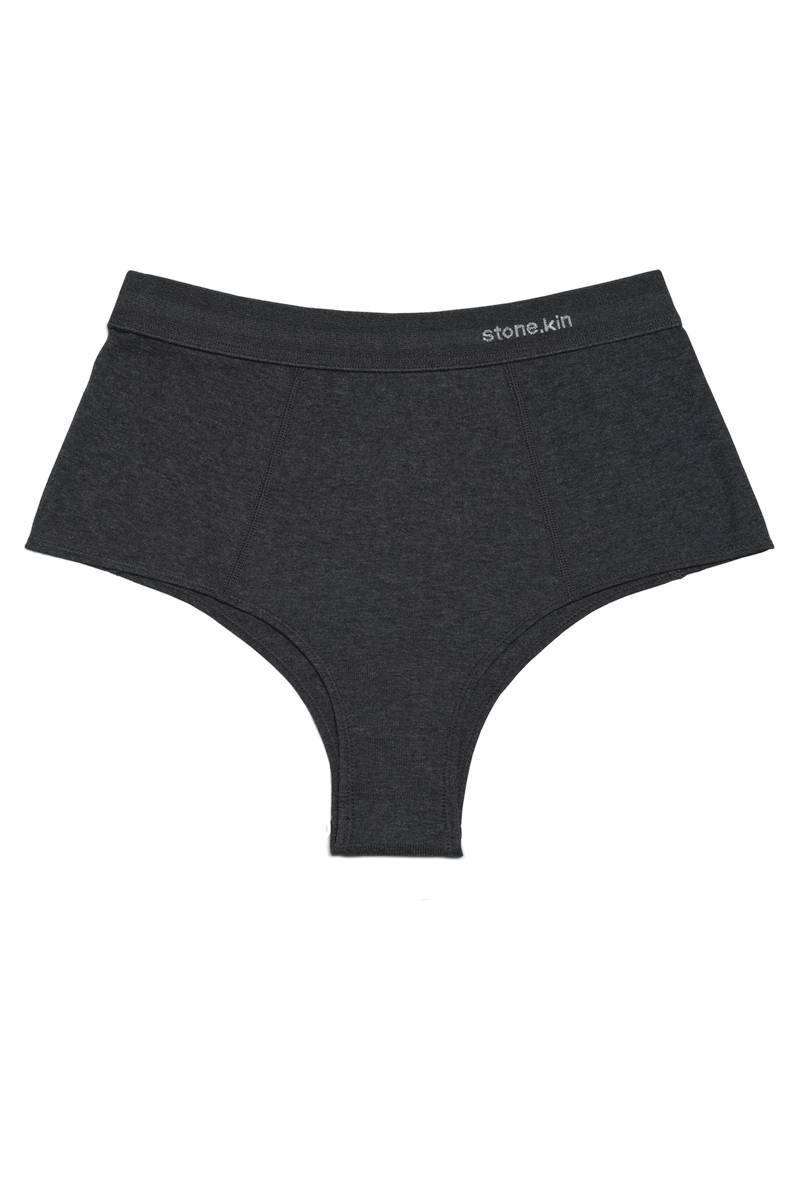 Hi~Brief in Organic Cotton Rib - Tar